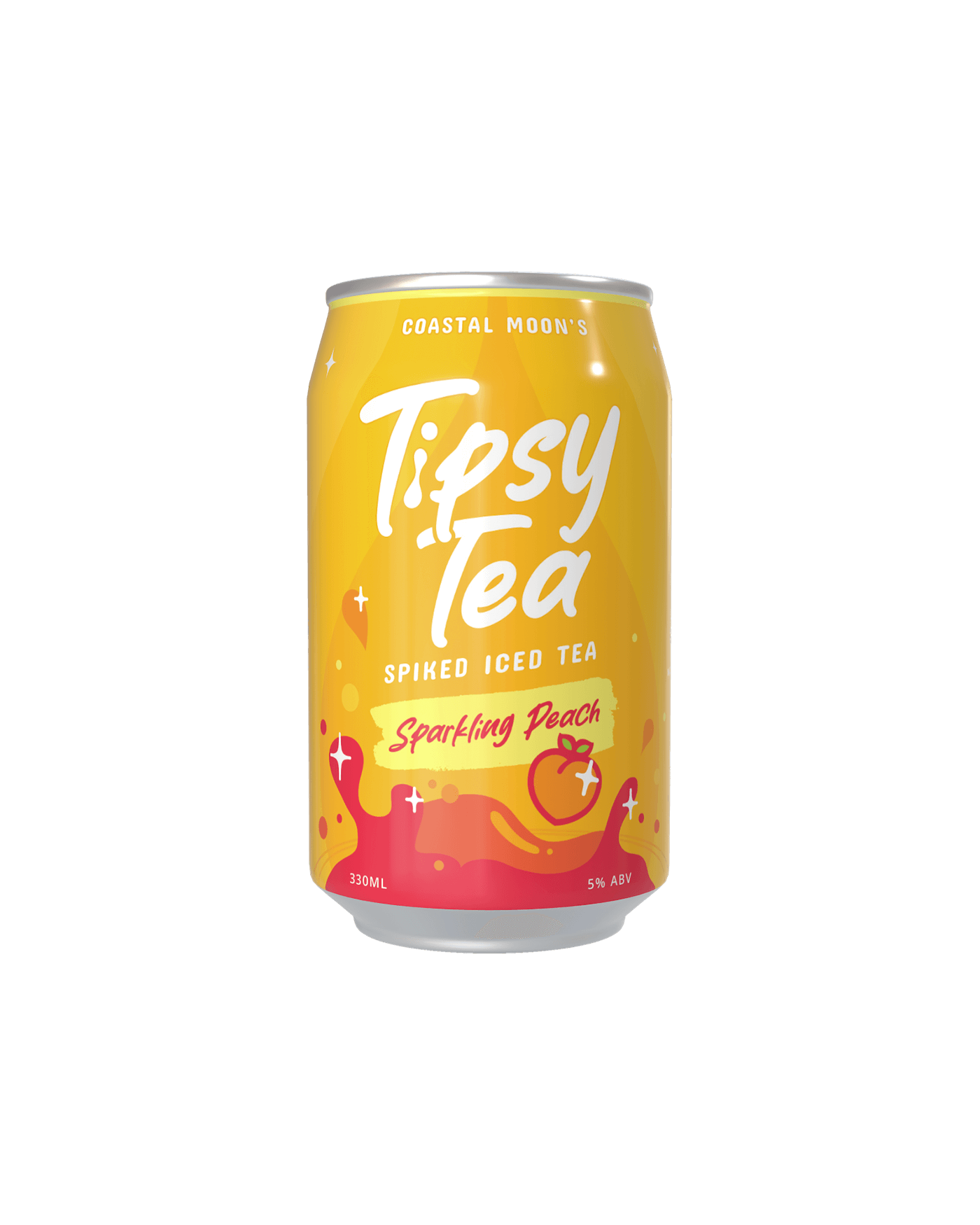 Product Tipsy Tea Sparkling Peach Spiked Iced Tea