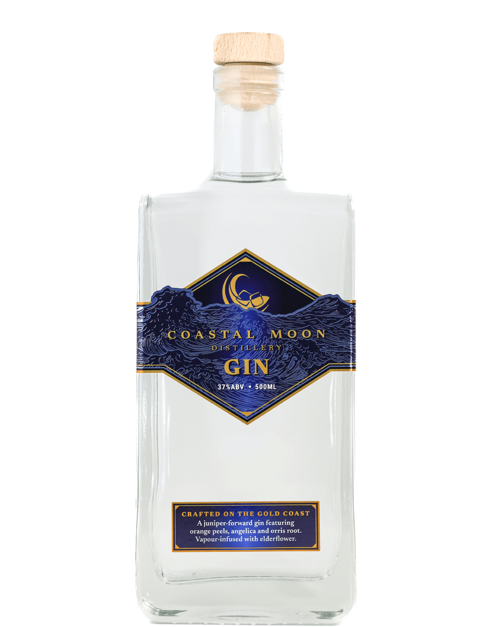 coastal moon gin infused with elderflower